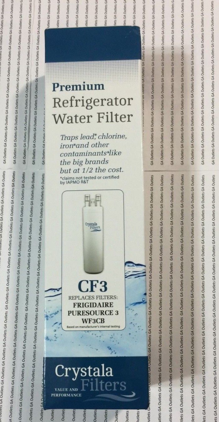 Premium Refrigerator Water Filter CF3 Replaces Frigidaire Puresource  Crystala