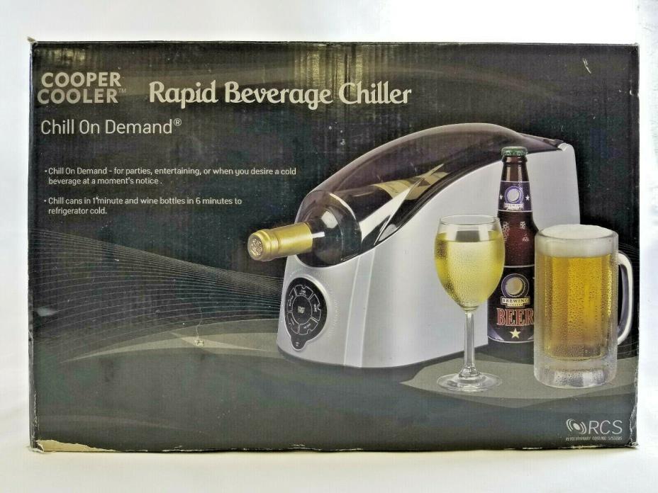 Cooper Cooler Rapid Beverage Chiller Chill on Demand Portable Mini Fridge