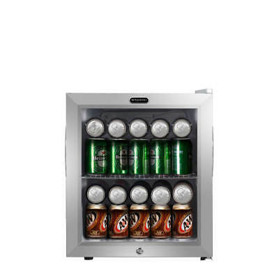 Whynter 62 Can Capacity Stainless Steel Beverage Refrigerator with Lock