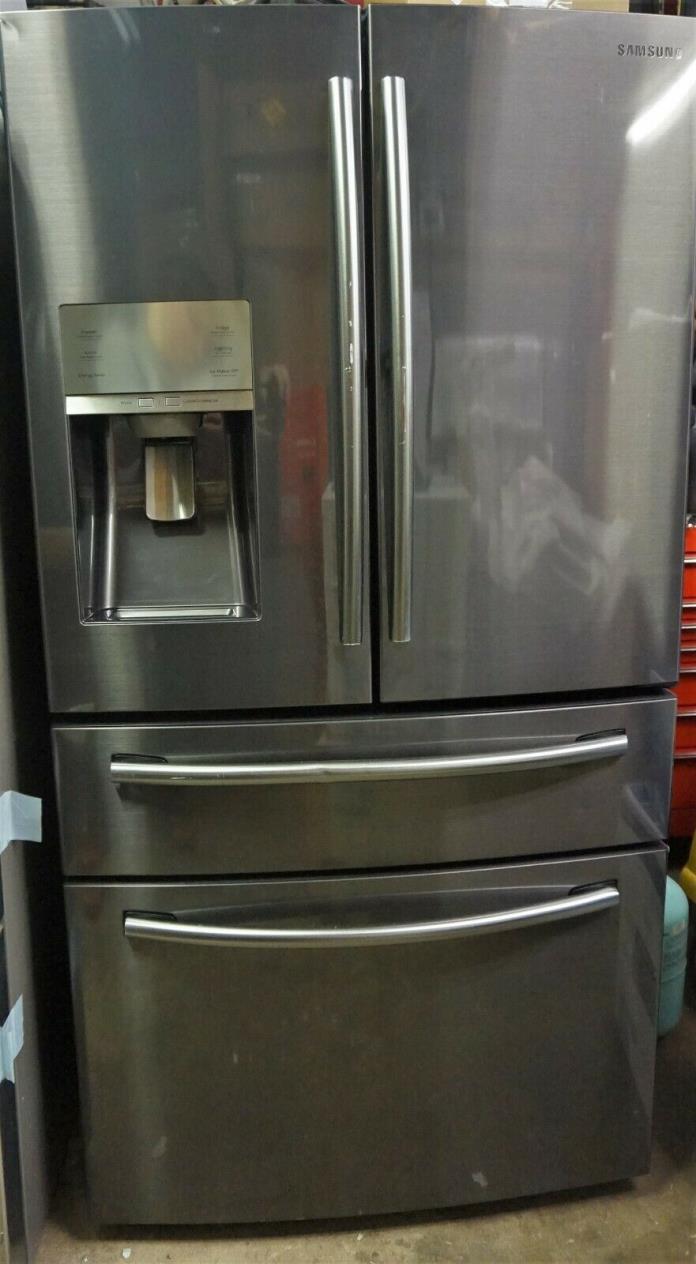 Samsung RF28JBEDBSG/AA 27.8 Cu-Door 4-Ft. Refrigerator, Black Stainless Steel