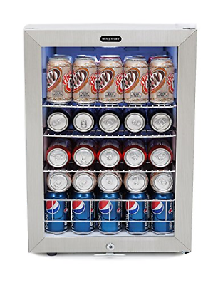Whynter BR-091WS, 90 Can Capacity Stainless Steel Beverage Refrigerator with