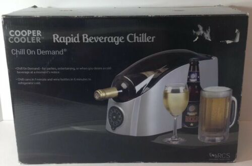 Cooper Cooler Rapid Wine Beverage Chiller Model HC-01 With Manual