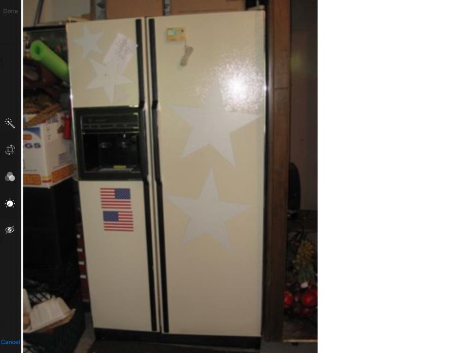 Refrigerator GE side by side