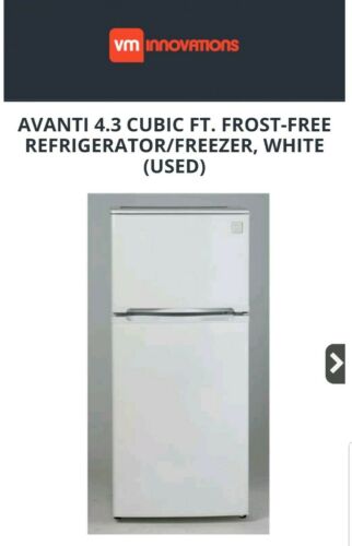 Avanti FF45006W 4.3 Cu Ft Top Freezer Frost Free Refrigerator White