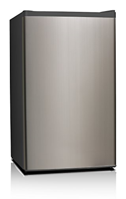 Midea WHS-121LSS1 Compact Single Reversible Door Refrigerator and Freezer, 3.3
