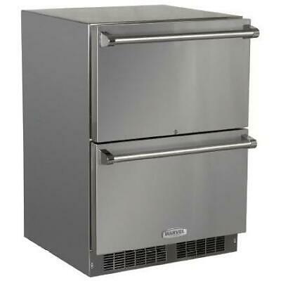 Marvel 24-Inch 6.08 Cu. Ft. Outdoor Rated Refrigerated Drawers