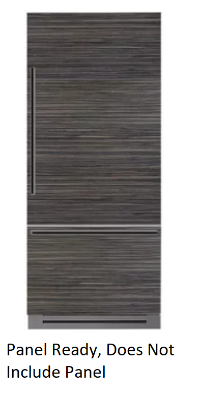 Dacor DYF36BFBPR Discovery 36 Inch Fully Integrated Bottom-Freezer Right Hinge