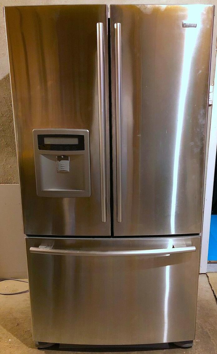 Refrigerator: 2008 Kenmore Elite, french door design, counter depth. $1000