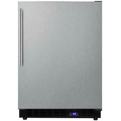 Summit 24-Inch 4.72 Cu Ft. Commercial Rated Freezer - Stainless Steel