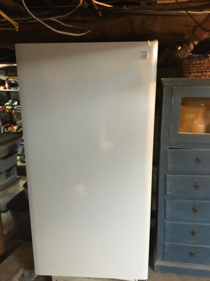 Ken more upright freezer  white used good condition 3-4 yrs old