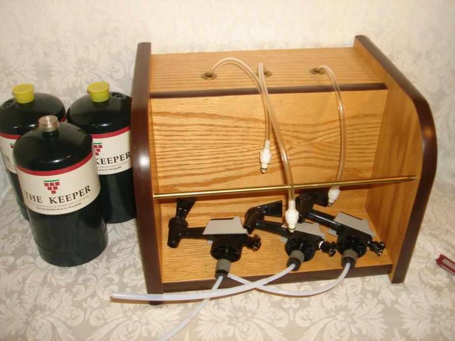 WINEKEEPER VINTNER SYSTEM, 3 BOTTLE CAPACITY. USED