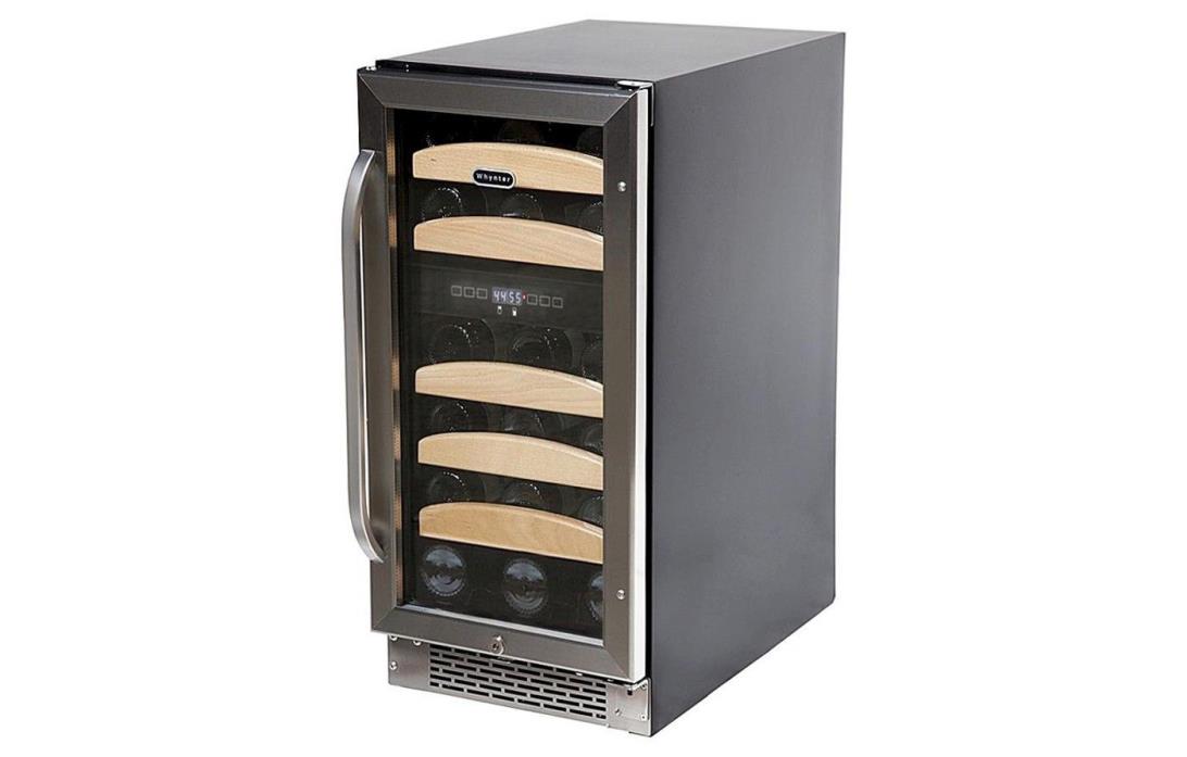 28-Bottle Dual-Temperature Zone Stainless Steel Wine Refrigerator  *$780 Value!*