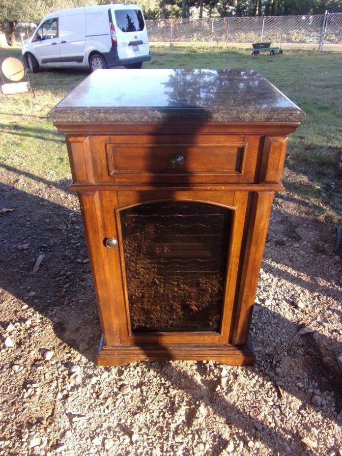 Tresanti Amalfi refrigerated wine cabinet granite top