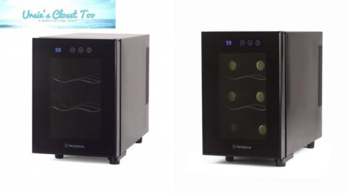 Westinghouse WWT060TB Thermal Electric 6 Bottle Wine Cellar with Touch Panel...