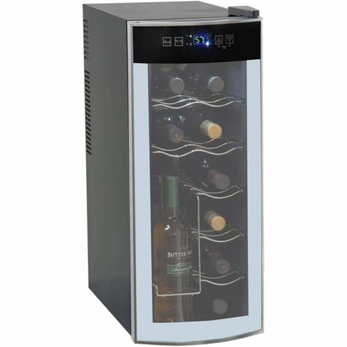 Wine Cooler Refrigerator Beverage Chiller 12 Bottle