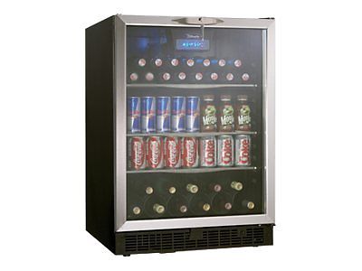 Danby DBC514BLS 5.3 Cu-Ft. Silhouette Beverage Center-Black/Stainless