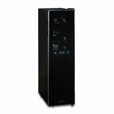 Wine Enthusiast Silent 18 Bottle Wine Refrigerator - Freestanding Slimline Wine