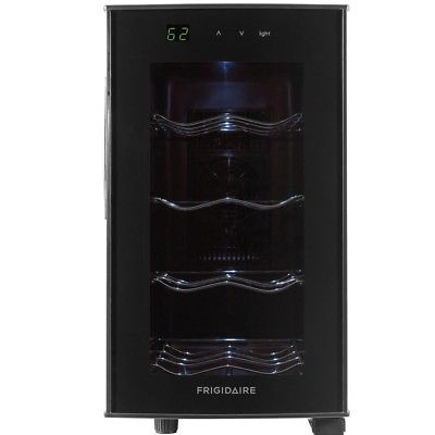 Frigidaire Open Box New 8 Bottle Wine Cooler Black FFWC08L1QB