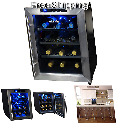 NewAir AW-121E 12 Bottle Thermoelectric Wine Cooler