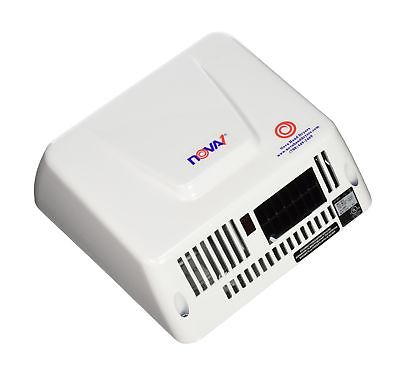 World Dryer 0830 NOVA 1 Universal Voltage Economical and ADA Hand Dryers, White