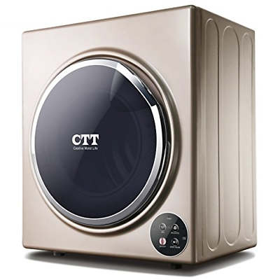 CTT 13 Lbs. Capacity/3.5 Cu.Ft Compact Portable Tumble Clothes Laundry Dryer,