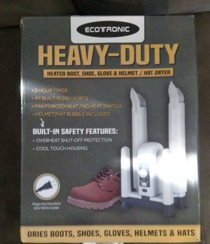 ECOTRONIC Heavy-Duty Heater Boot, Shoe, Glove & Helmet/Hat Dryer