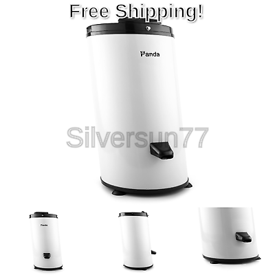 Panda 3200 rpm Portable Spin Dryer 110V/22lbs white Stainless Steel