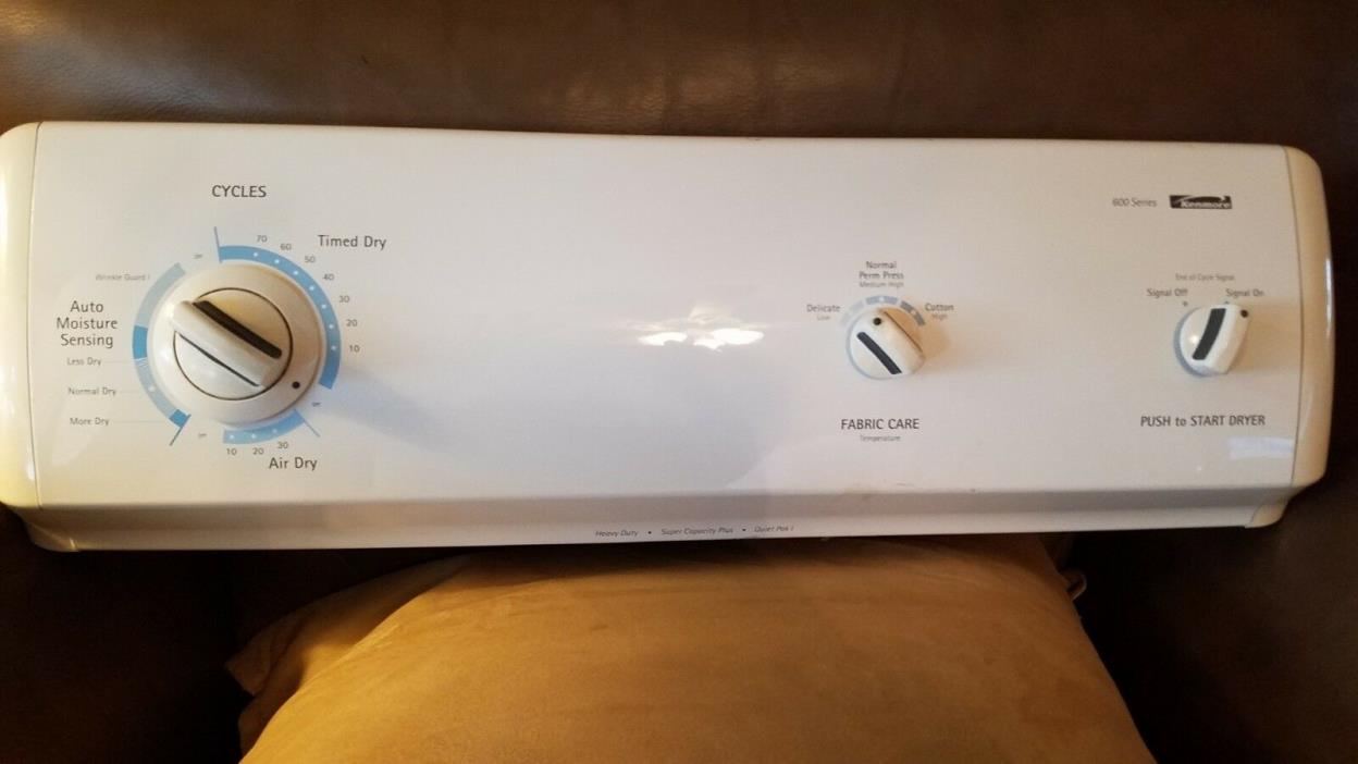 Kenmore Dryer Console-Series 600