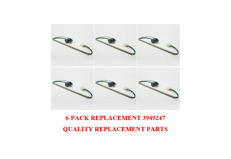 3949247 6PACK Replacement for Whirlpool Kenmore Washer Lid Switch 3949247V AP598