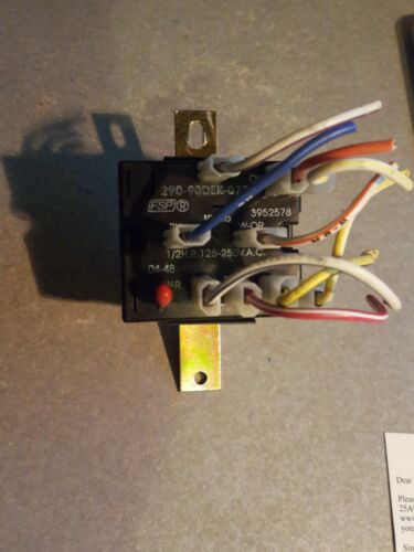 WHIRLPOOL WASHER TEMPERATURE SWITCH 3952578