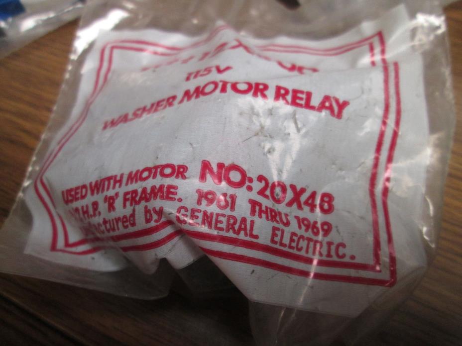 GE Washer Motor Relay WH12X400 BOX A