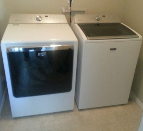 Maytag large capacity washer and dryer set $650 was $700.