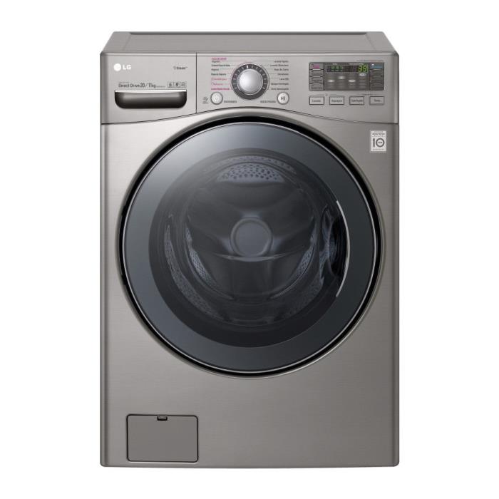LG F0K2CHK5T2 Washer Dryer Combo 220 Volts 50Hz Export Only