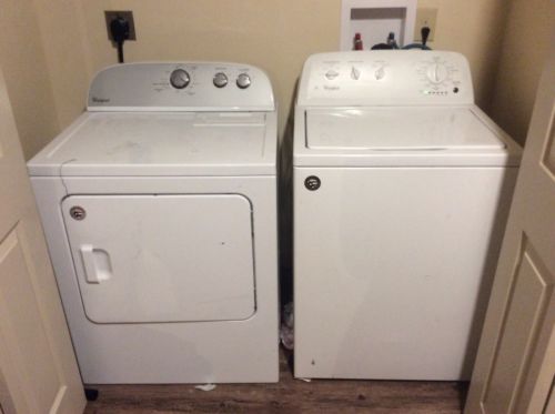 White Whirlpool Washer & Dryer Set