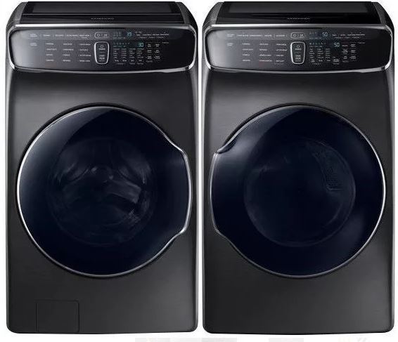 Samsung FlexWash Side-by-Side Washer & Dryer -  WV60M9900AV and  DVE60M9900V