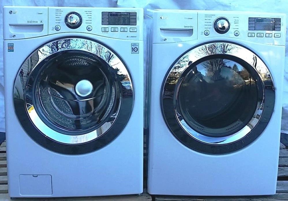 LG Combo Washer Washing Machine WM3670HWA + Electric Dryer DLEX3370W White Set