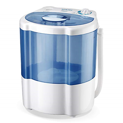 MIKIKI Mini Washing Machine for Compact Laundry, Portable Washing Machine Small