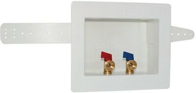 Eastman 60244/38937 Washing Machine Outlet Box With Valve 1/2 in CPVC Inlet