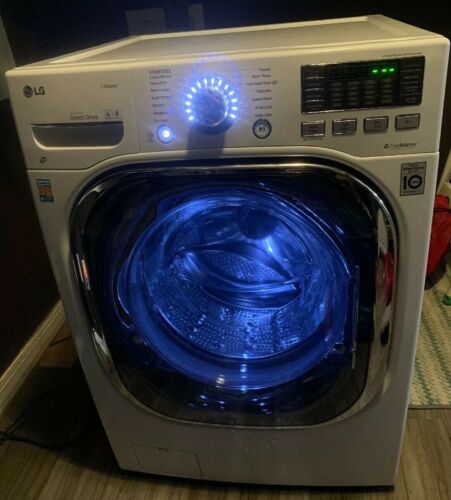LG 4.3 Cubic Foot Front Load Washer Dryer Combo LED Display, 1200RPM WM3997HWA