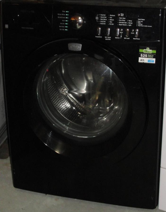 Frigidaire Affinity Front Load 3.5 C.F. Washer Black Jacksonville Florida PICKUP