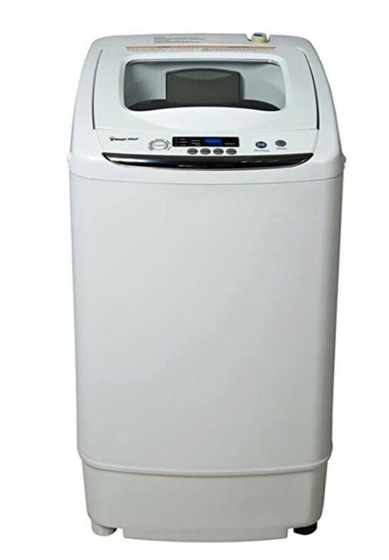 New Magic Chef 0.9 cu. ft. Compact Washer in White - Model MCSTCW09W1