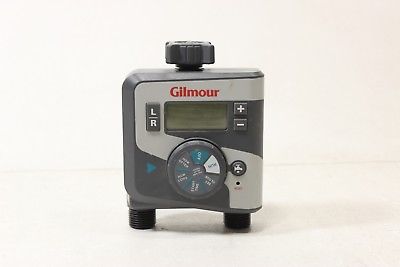 Gilmour 804014-1001 400GTD Outlet Electronic Water Timer, Dual, Gray  - Preowned