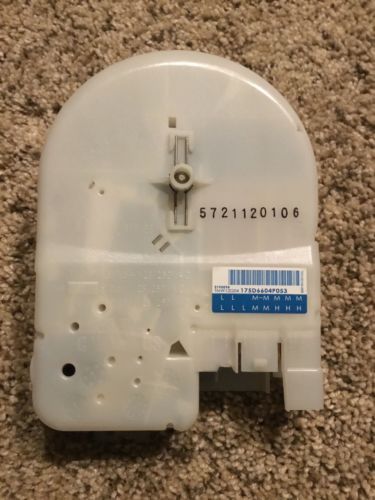 175D6604P053 WH 12X10527 GE Washer Main Timer White