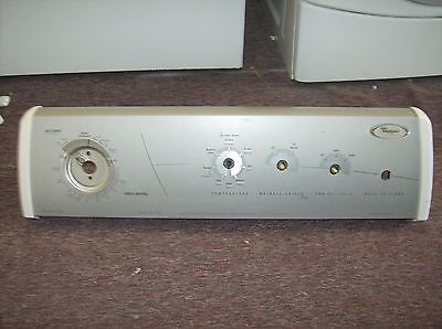Whirlpool Silver Face Dryer Control Console Panel Part # 8545982