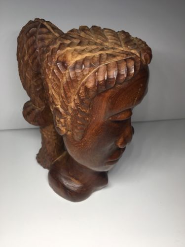 Original Woman’s Head Wood Art by Alvin Simms