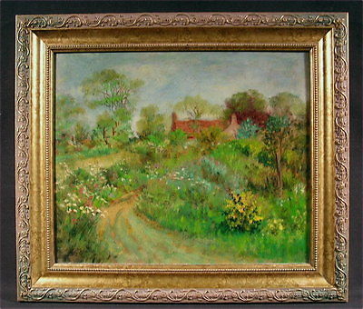Original oil painting by Jennings, Country House, British