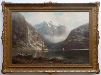 Johannes Harders -Large Magnificent View -Nairo Fjord, Norway -32