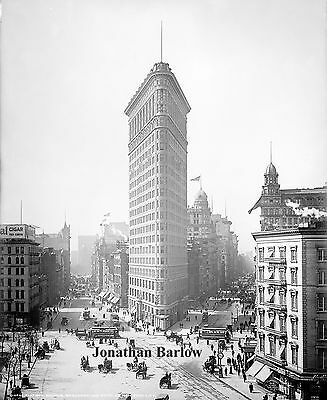 Flatiron Building, Broadway & Fifth Ave, New York City, 1905, NYC Photo Print