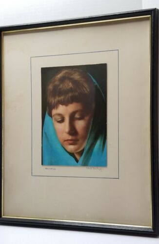 1968 MEDITATION Exhibited AWARD WINNING PHOTOGRAPH Framed 21×17 OOAK