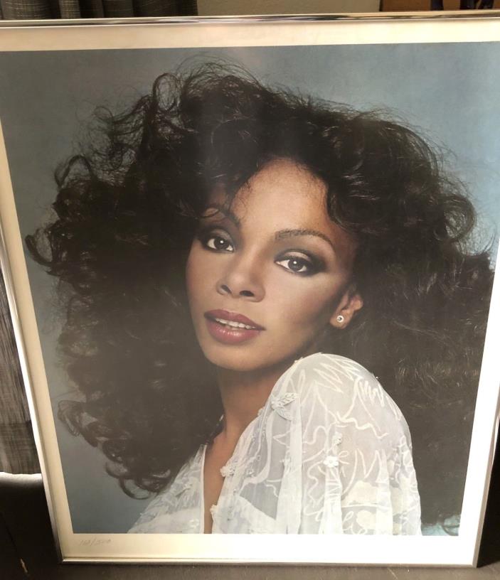 Rare Donna SUMMER Autographed / Numbered 1978 Lithograph By Francesco SCAVULLO